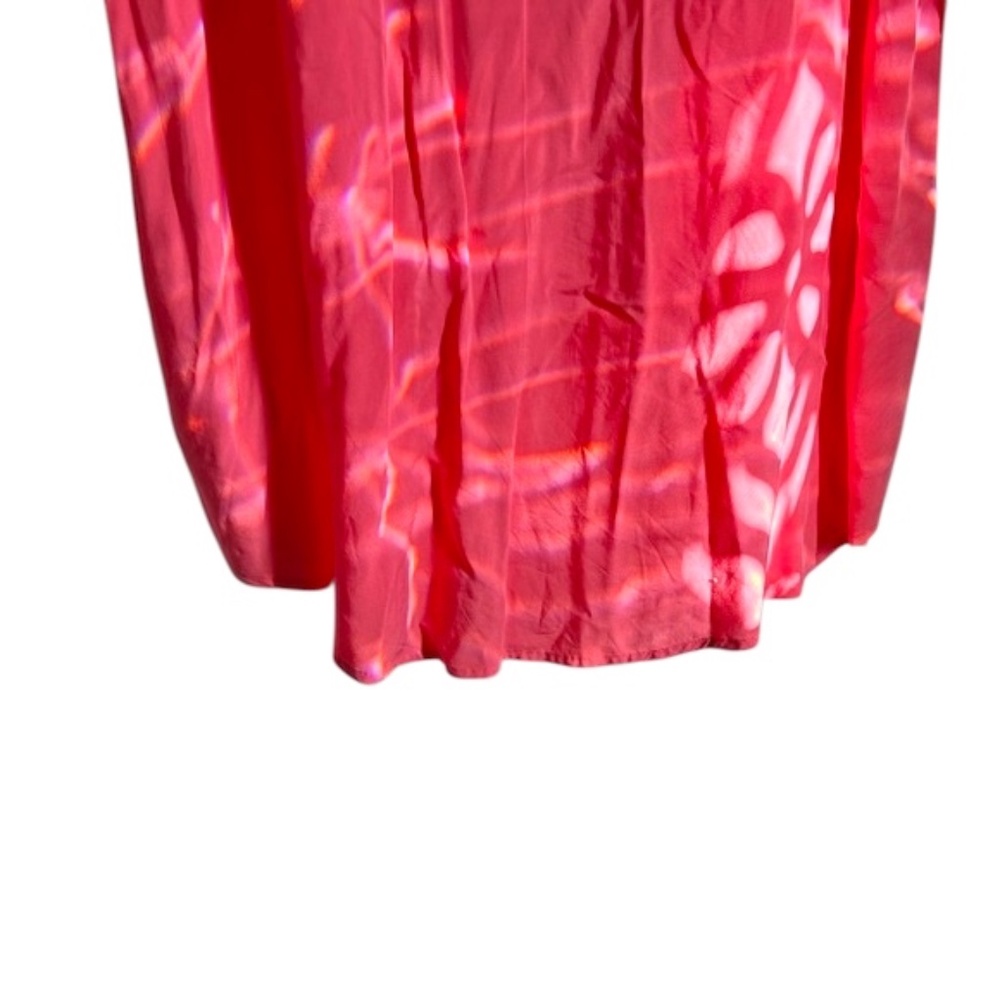 NWT-Melissa McCarthy Pink Midi Dress - Picture 9 of 13